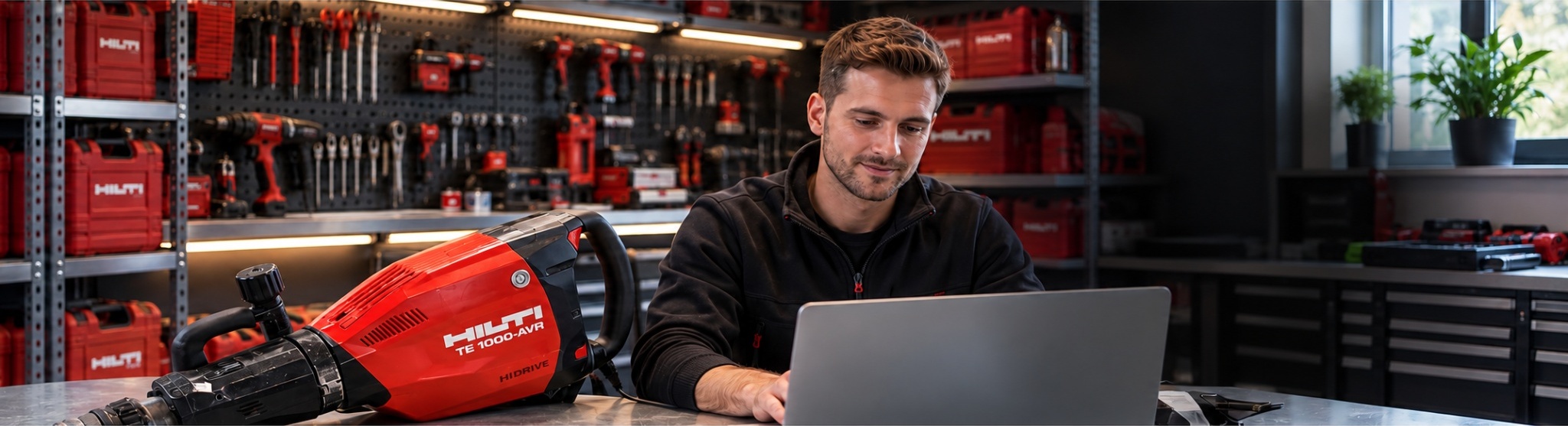Serwis narzędzi Hilti - reset elektroniki i motogodzin